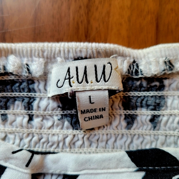 Black & White Cat Print Spaghetti Strap Mini Dress Juniors Size Large - Picture 3 of 7